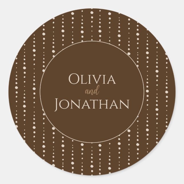 Elegant Classy Bronze ornate Envelope Seal (Front)