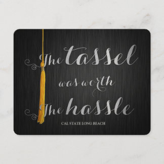 Elegant & Classy Class of 2016 College Graduation Announcement