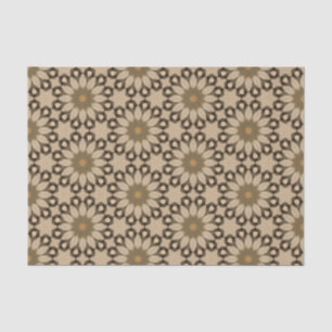 Elegant Classy Geometric Pattern Abstract Floral Tissue Paper