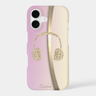 Elegant Classy Glitter Headphones -Personalised