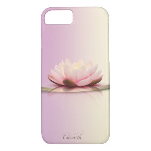 Elegant Classy Gold Stripe Lotus -Personalised Case-Mate iPhone Case