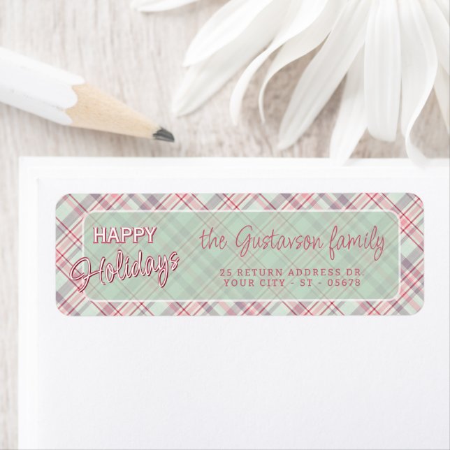 Elegant Classy Rustic Plaid Pattern (Insitu)