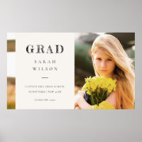 Elegant Clean Minimal Clean Photo Graduation