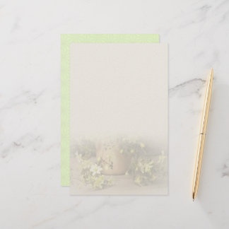 Elegant Clematis petriei notecard Stationery