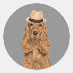 Elegant Cocker Spaniel Sticker for Dog Lovers