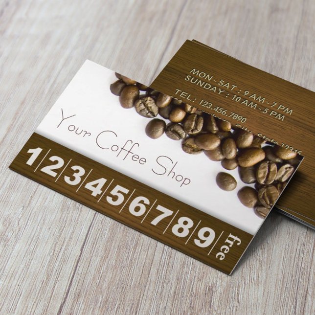 Elegant Coffee Beans Coffee Loyalty (Creator Uploaded)