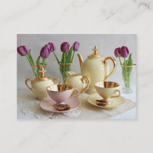 Elegant Coffee House Business Card