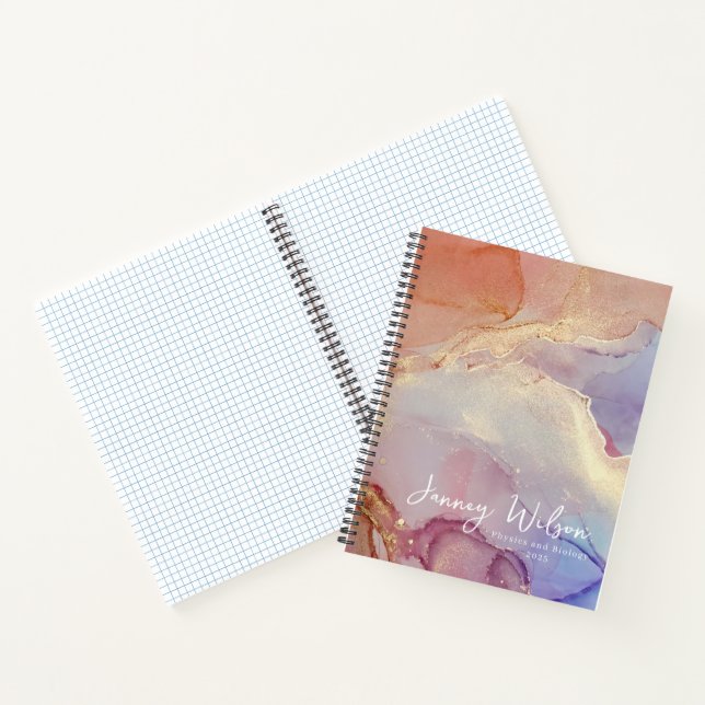 Elegant College Spiral Notebook (Inside)