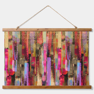 elegant colorful Abstract  Hanging Tapestry