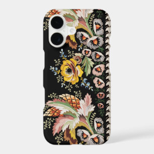 Elegant Colorful Vintage Embroidered Floral