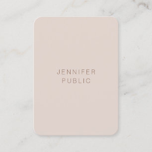 Elegant Colors Personalized Modern Luxury Template Business Card
