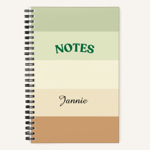 Elegant Colour Block Best Spiral Notebooks