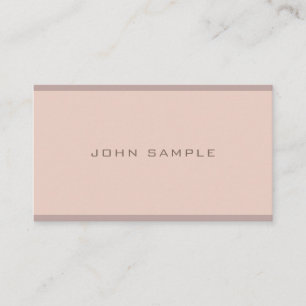 Elegant Colour Harmony Modern Simple Plain Gracefu Business Card