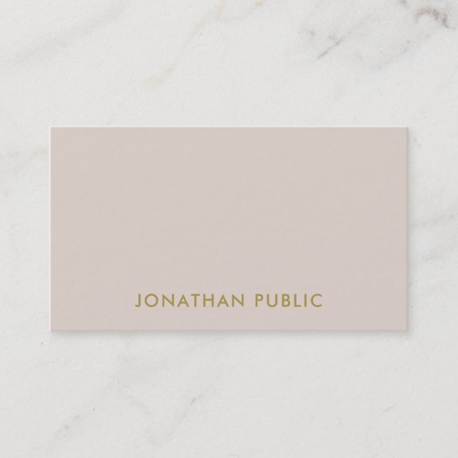 Elegant Colour Harmony Professional Chic Template Business Card (Front)