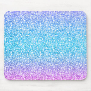 Elegant Colourful Glitter & Sparkles Texture Mouse Pad
