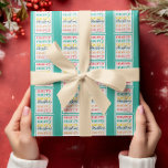 Elegant Colourful Green Gold Stars Merry Christmas Wrapping Paper<br><div class="desc">Are you looking for a festive,  colourful Merry Christmas wrapping paper? Look at our Elegant Colourful Green Gold Stars Merry Christmas Wrapping Paper! Simple and elegant Christmas wrapping paper. This Christmas wrapping paper features colourful Merry Christmas in red,  yellow,  orange,  blue,  and gold digital effect stars.</div>