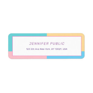 Elegant Colourful Modern Design Template Trendy