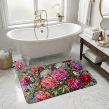 Elegant Colourful Painted Peony Flowers