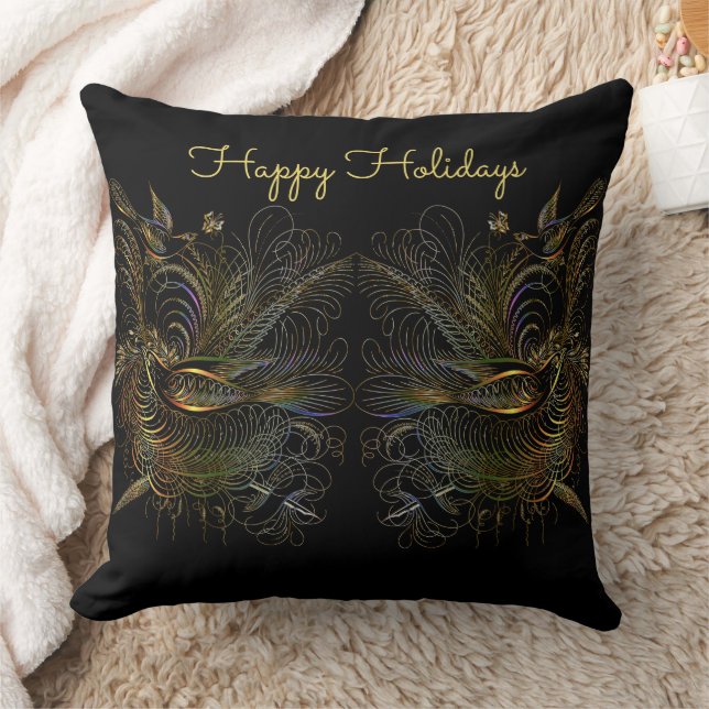Elegant Colourful Partridges Cushion (Blanket)