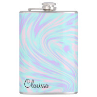 elegant colourful pink blue purple white marble