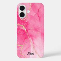 Elegant Colourful, Pink, Purple Marbled Custom Nam