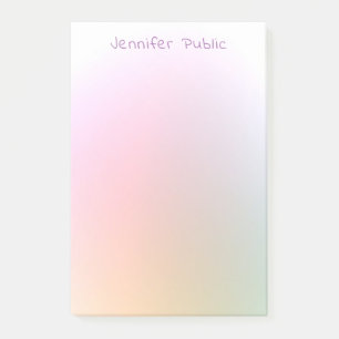 Elegant Colourful Professional Template Modern Post-it Notes