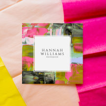 Elegant Colourful QR Code Abstract Paint Pattern  