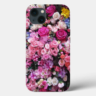 Elegant Colourful Rose Flowers iPhone 13 Case
