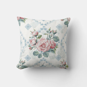 Elegant Colourful Stylish Romantic Floral Chic Cushion