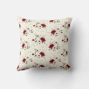 Elegant Colourful Stylish Romantic Floral Chic Cushion