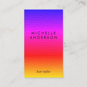 Elegant Colourful Texture Business Card