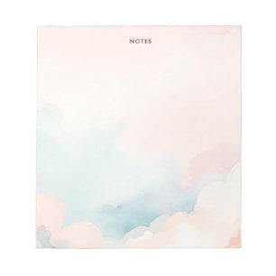 Elegant Colourful Watercolor Sky Scene  Notepad
