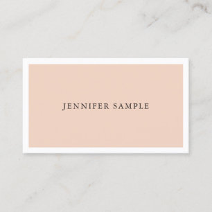 Elegant Colours Modern Creative Design Trendy Plai Business Card