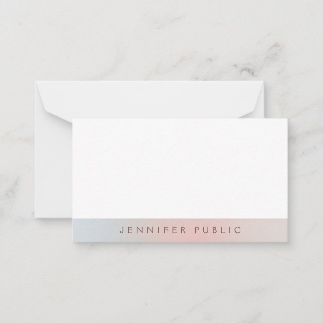 Elegant Colours Modern Minimalist Template Simple (Front)