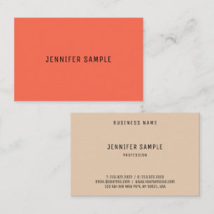 Elegant Colours Template Custom Professional Moder Business Card
