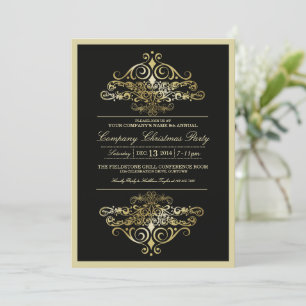 Elegant Company Christmas Party Invitation