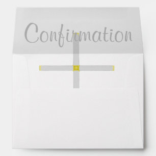 Elegant Confirmation Cross Envelopes
