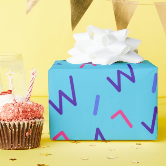 Elegant Contemporary Sparkling Special Teen Birthd Wrapping Paper (Birthday Party)