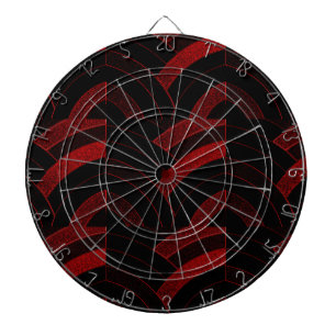 elegant contemporary stylish chevron dartboard