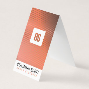 Elegant Copper Background Business Card Design