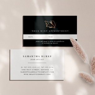 Elegant Copper Conch Shell Appointment Card