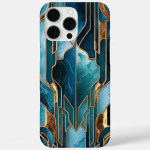 Elegant Copper   Feminine Opulent Teal Gold Case-M iPhone 16 Pro Max Case