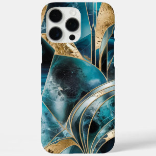 Elegant Copper   Feminine Opulent Teal Gold Case-M iPhone 16 Pro Max Case