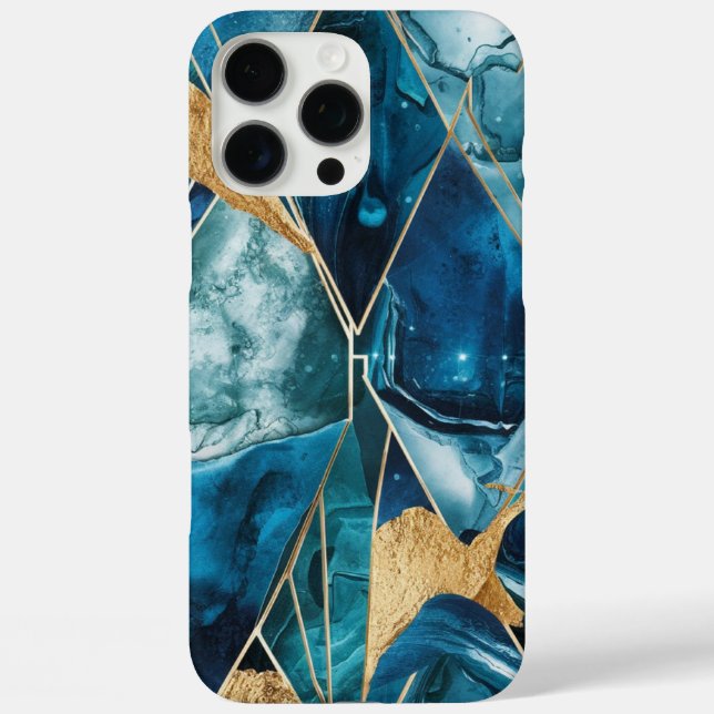 Elegant Copper | Feminine Opulent Teal Gold Case-M Case-Mate iPhone Case (Back)