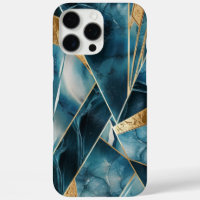 Elegant Copper | Feminine Opulent Teal Gold Case-M