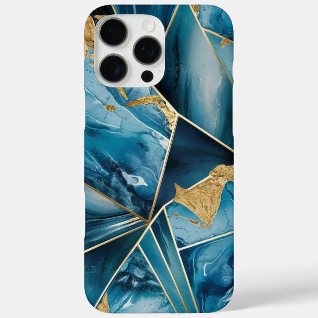 Elegant Copper | Feminine Opulent Teal Gold Case-M Case-Mate iPhone Case (Back)