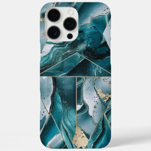 Elegant Copper   Feminine Opulent Teal Gold Case-M iPhone 16 Pro Max Case