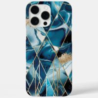 Elegant Copper | Feminine Opulent Teal Gold Case-M