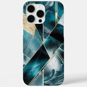 Elegant Copper   Feminine Opulent Teal Gold Case-M iPhone 16 Pro Max Case