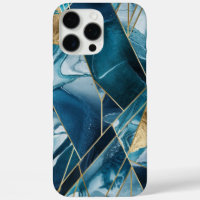 Elegant Copper | Feminine Opulent Teal Gold Case-M